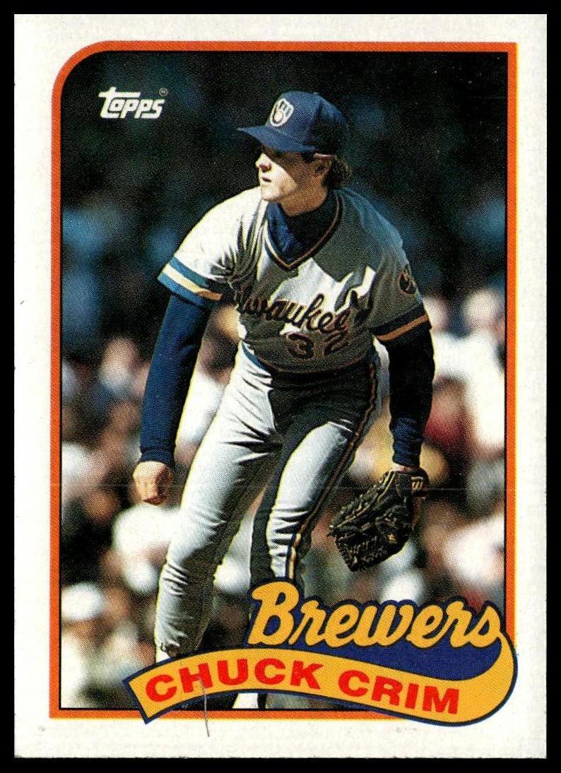 1989 Topps #466 Chuck Crim