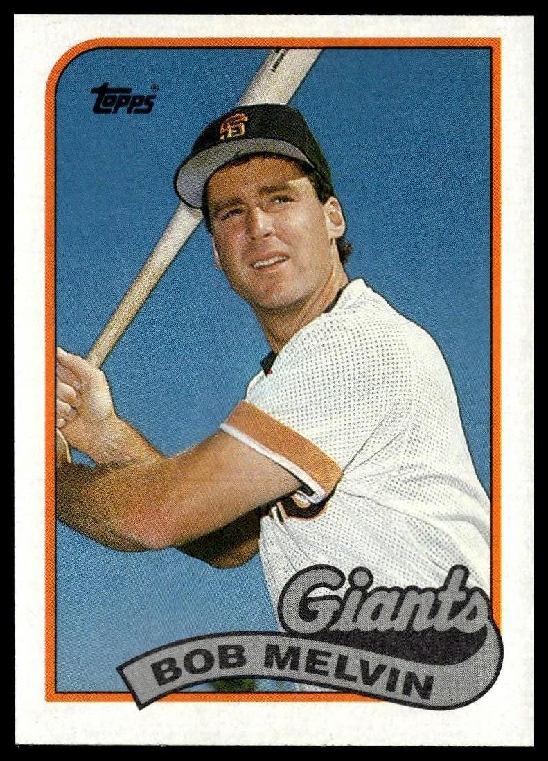 1989 Topps #329 Bob Melvin