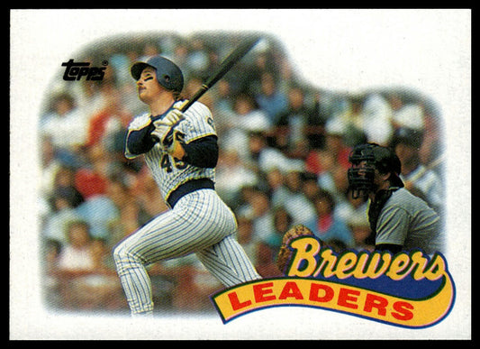 1989 Topps #759 Brewers Leaders