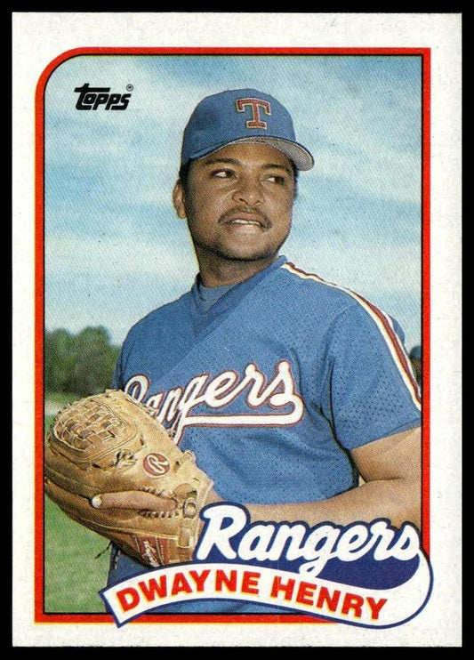 1989 Topps #496 Dwayne Henry