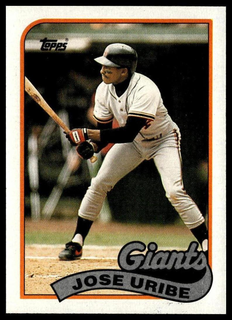 1989 Topps #753 Jose Uribe