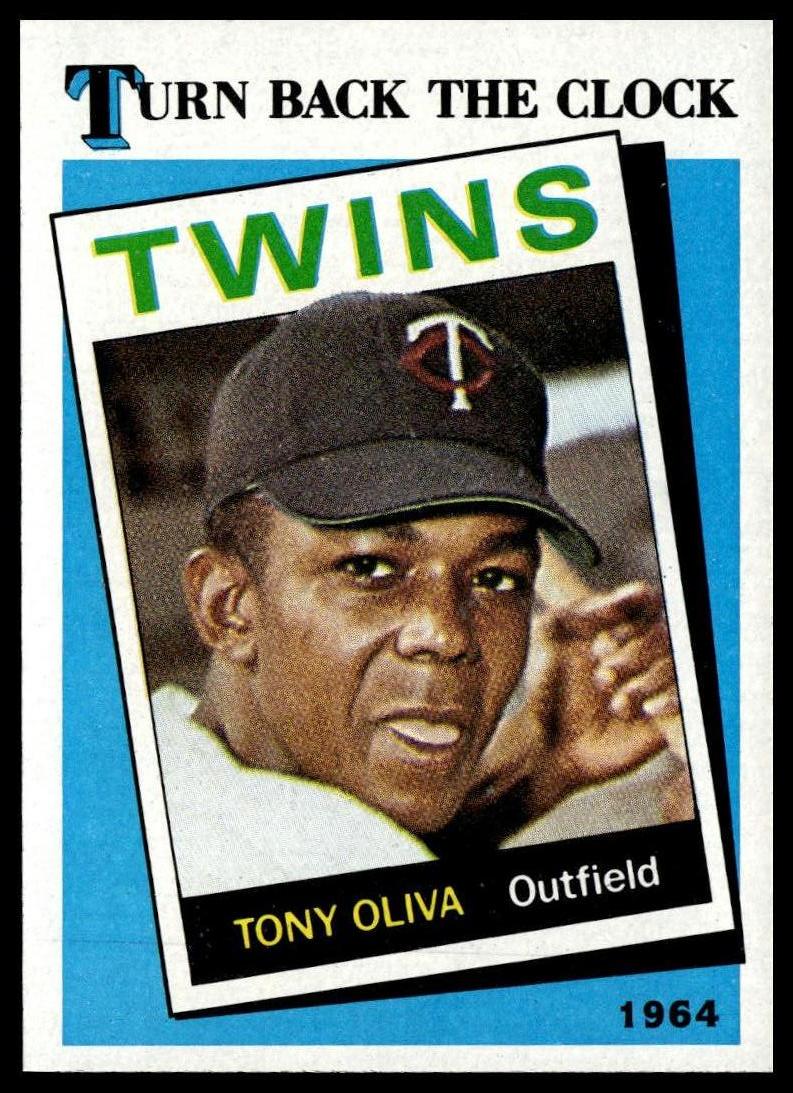 1989 Topps #665b Tony Oliva