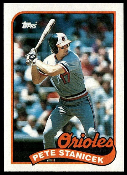 1989 Topps #497 Pete Stanicek