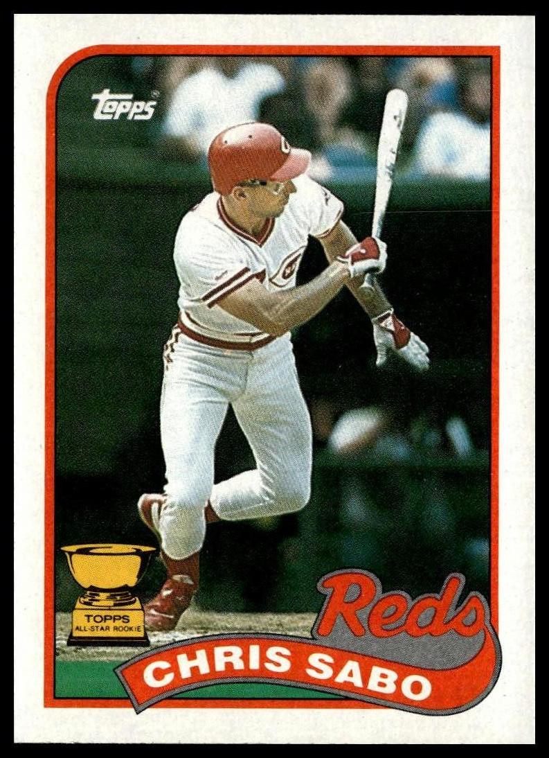 1989 Topps #490 Chris Sabo