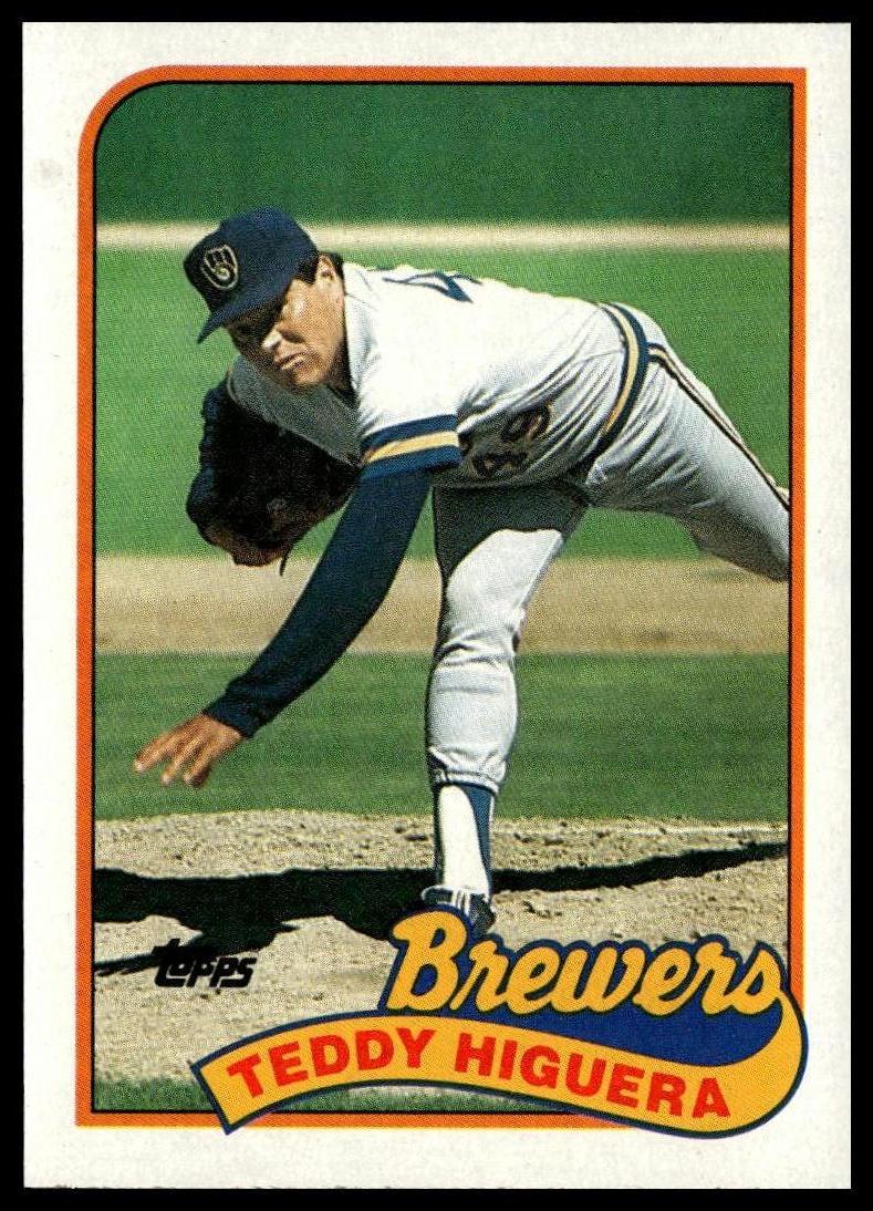 1989 Topps #595 Teddy Higuera