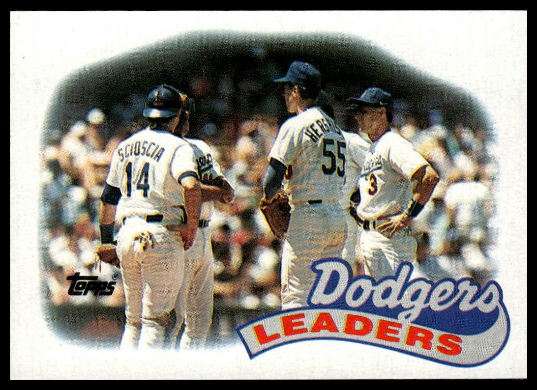1989 Topps #669 Dodgers Leaders