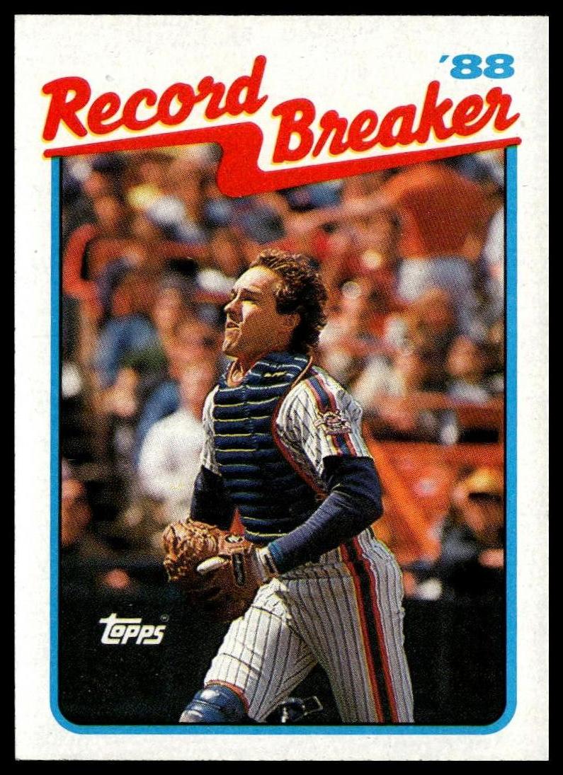 1989 Topps #3 Gary Carter