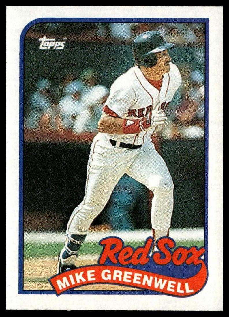 1989 Topps #630 Mike Greenwell