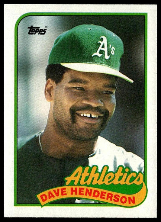 1989 Topps #527 Dave Henderson