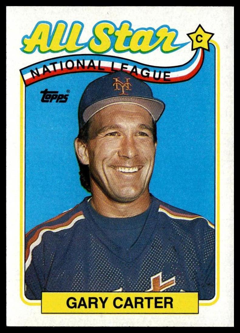 1989 Topps #393 Gary Carter
