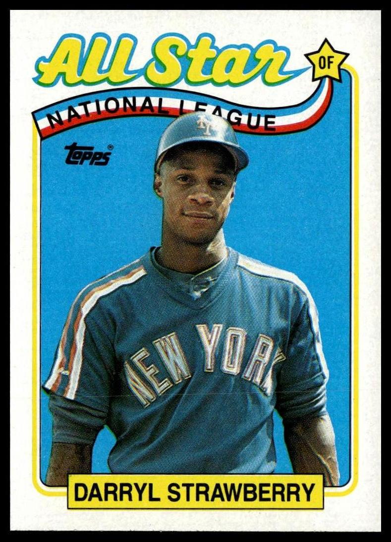 1989 Topps #390 Darryl Strawberry