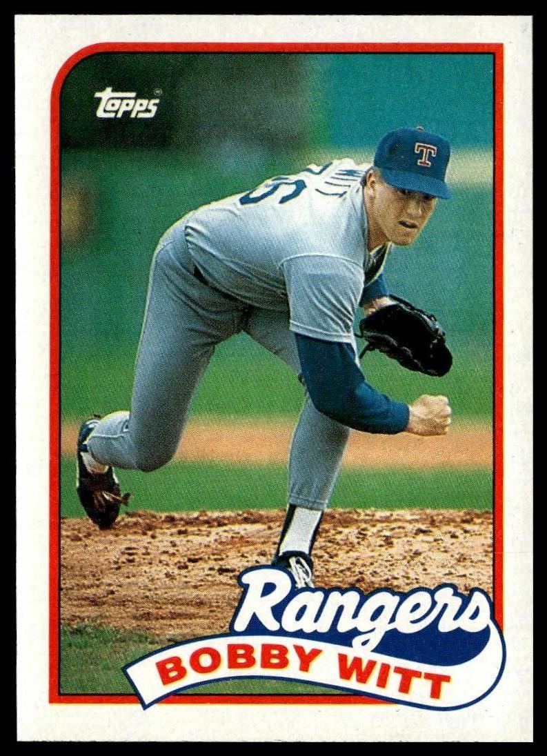 1989 Topps #548 Bobby Witt