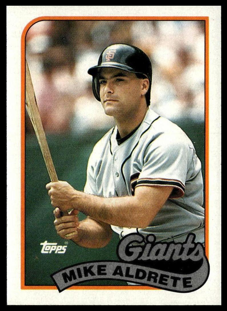 1989 Topps #158 Mike Aldrete