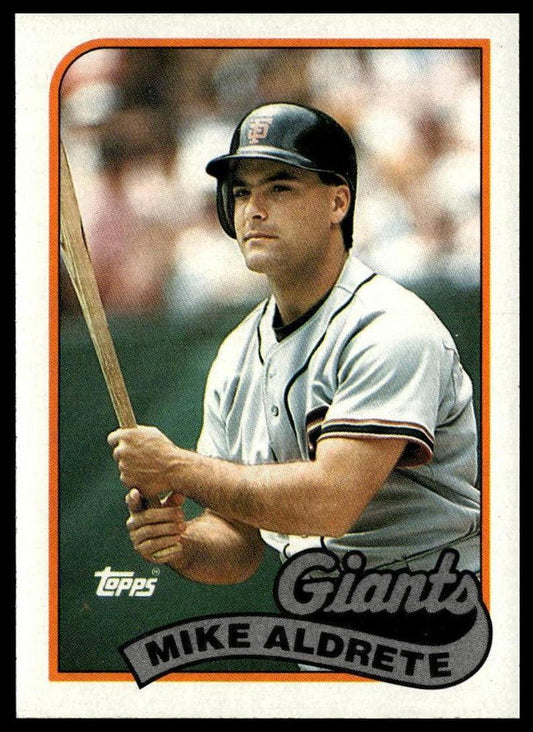 1989 Topps #158 Mike Aldrete