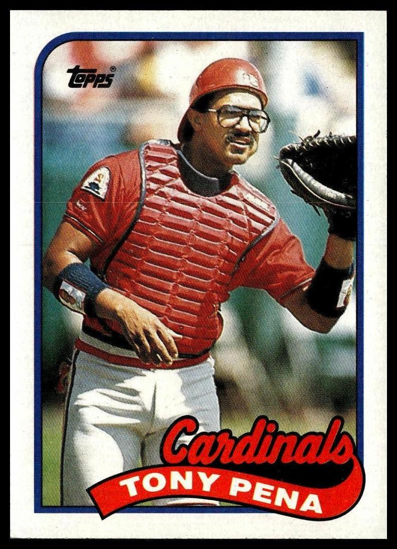 1989 Topps #715 Tony Pena
