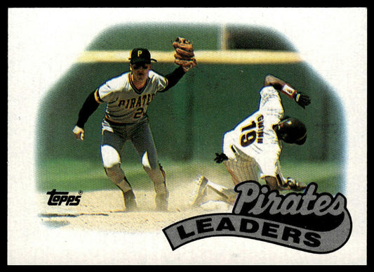 1989 Topps #699 Pirates Leaders