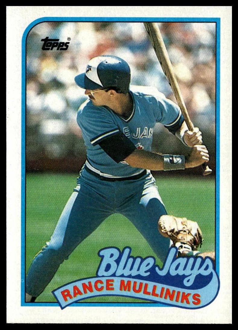 1989 Topps #618 Rance Mulliniks