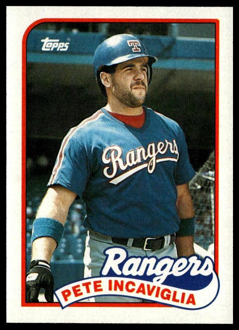 1989 Topps #706 Pete Incaviglia