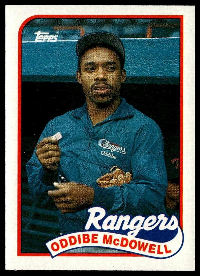 1989 Topps #183 Oddibe McDowell
