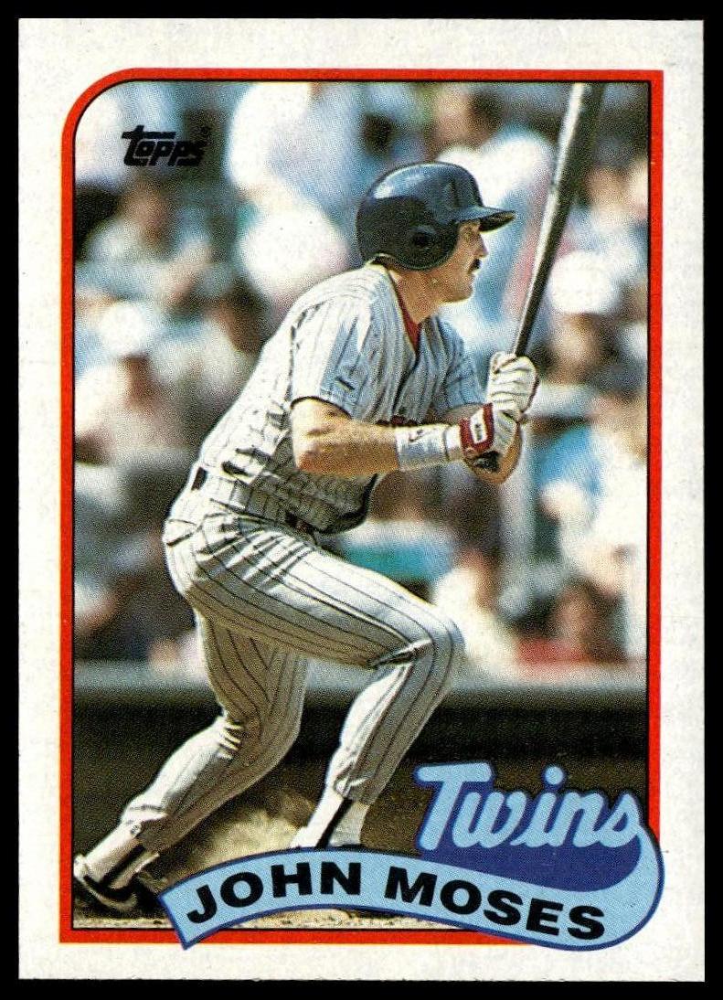 1989 Topps #72 John Moses