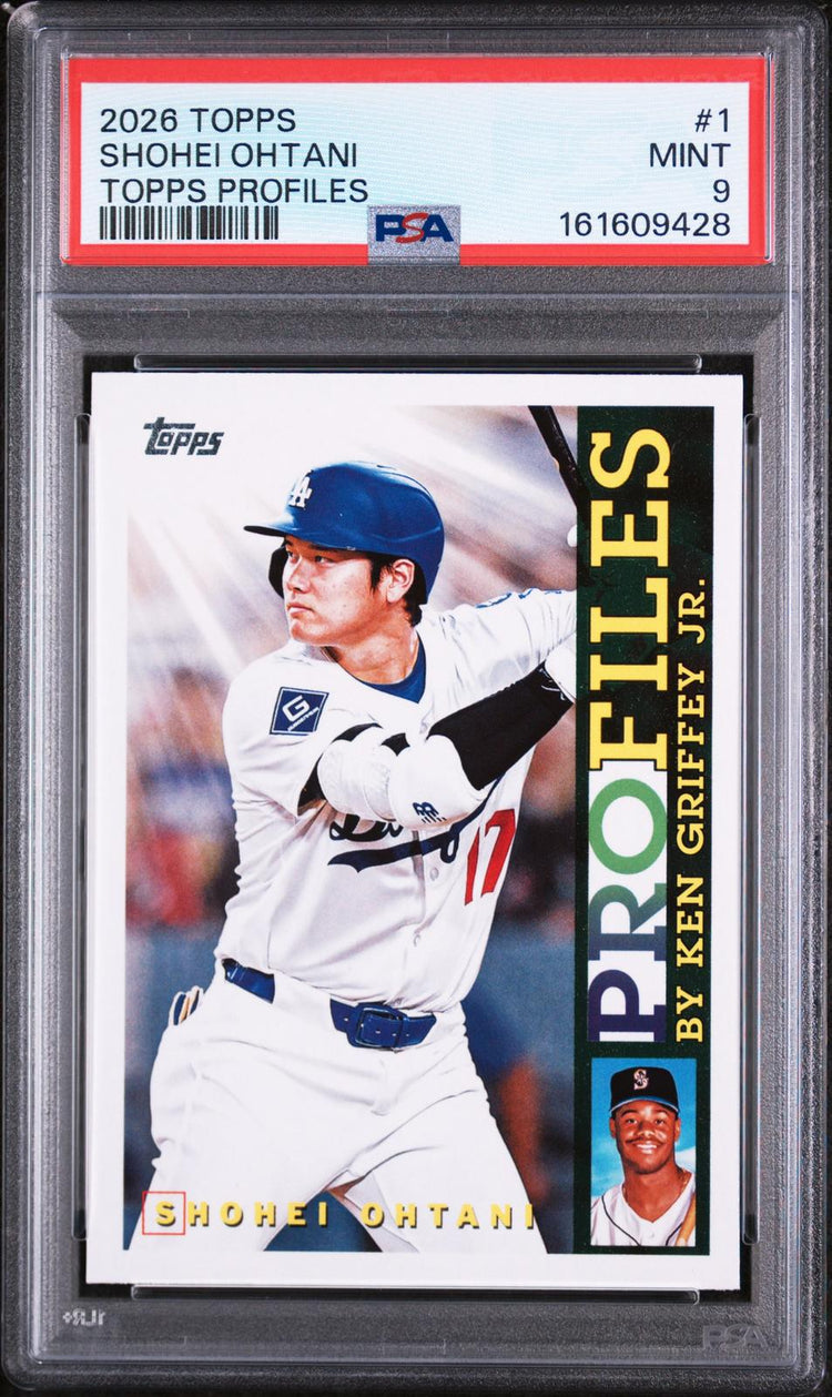 2026 Topps Topps Profiles Shohei Ohtani #1 PSA 9 front