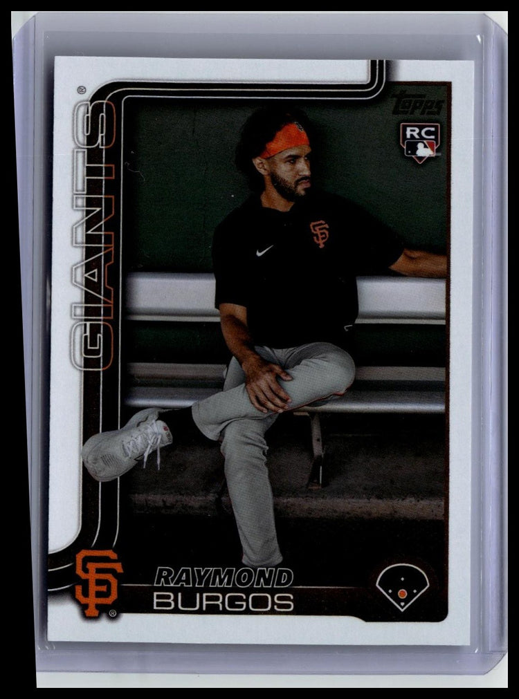2025 Topps Update #US115 Raymond Burgos Golden Mirror Variations front