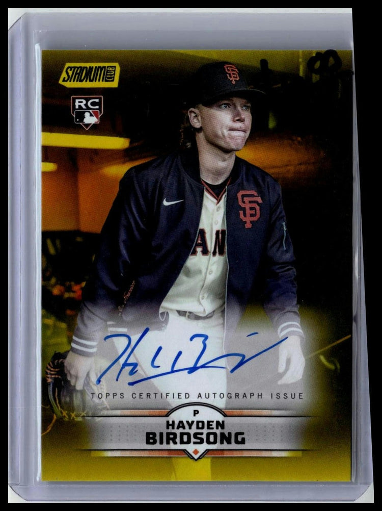 2025 Stadium Club #SCBA-HB Hayden Birdsong Base Autographs front