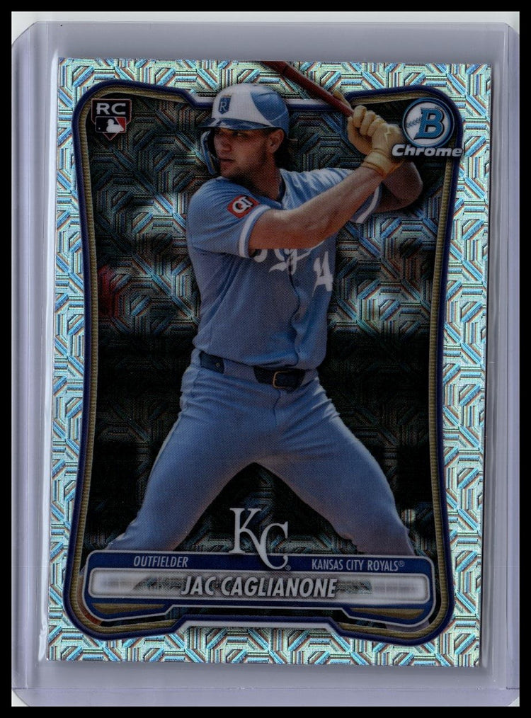 2026 Bowman #75 Jac Caglianone Chrome Mojo Refractors front