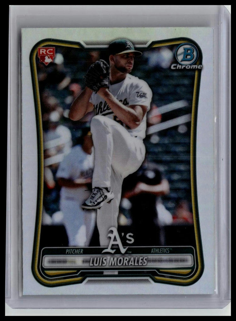 2026 Bowman #49 Luis Morales Rookie Red RC Logo front