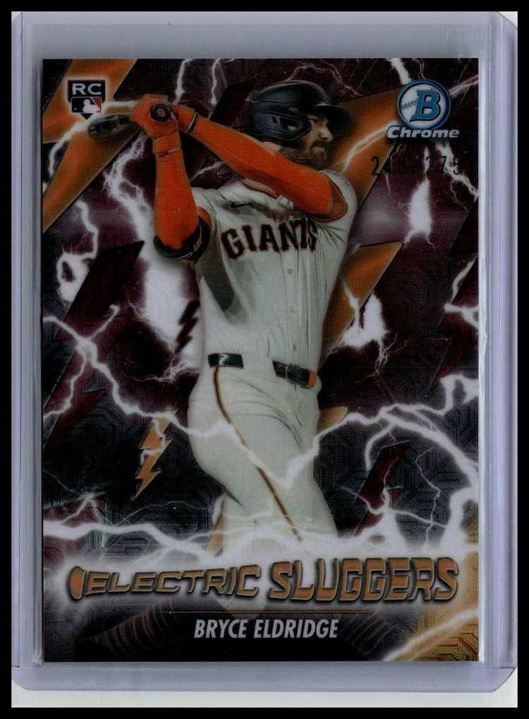 2026 Bowman #ES-11 Bryce Eldridge Burgundy Refractor #/275 front