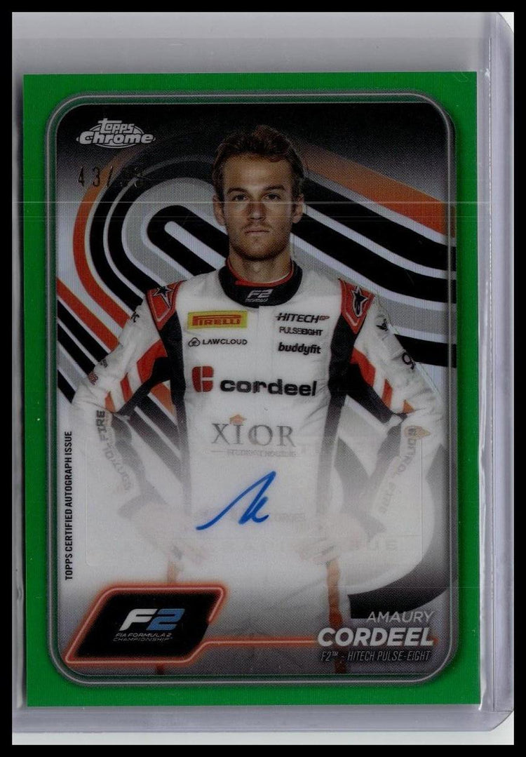 2024 Topps Chrome Formula 1 #CAC-COR Amaury Cordeel Chrome Autographs front