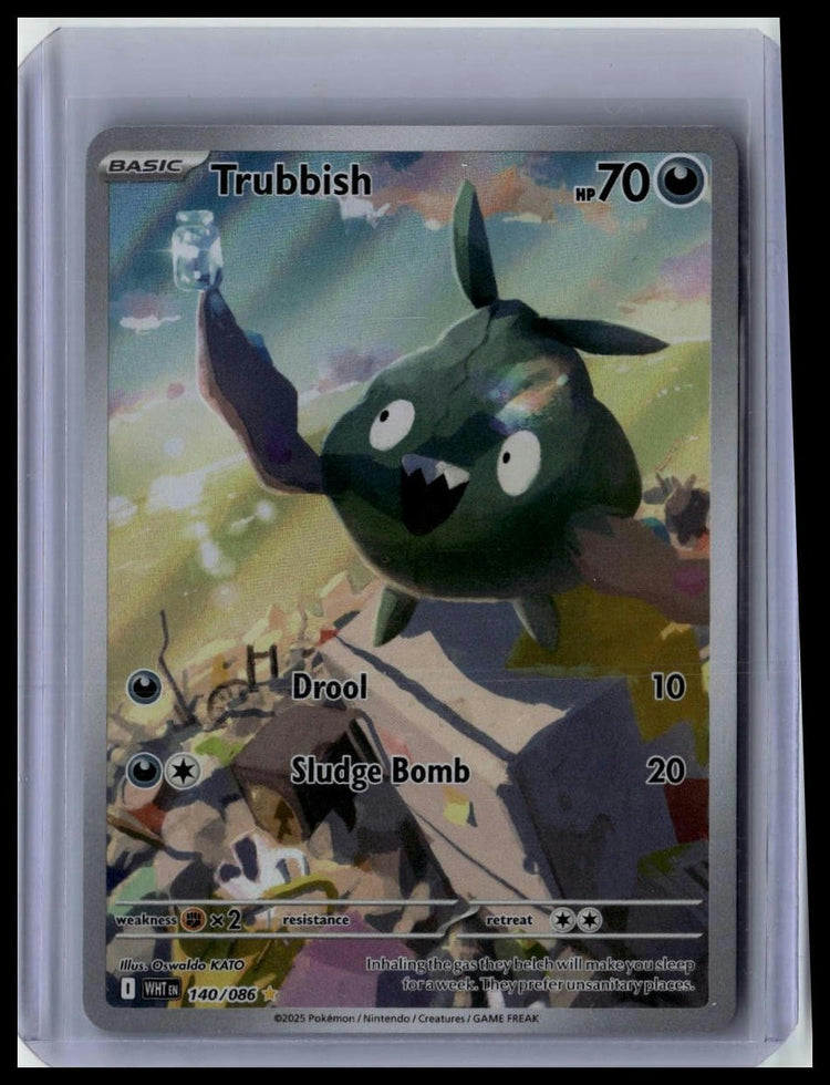 2025 Pokémon Scarlet & Violet - White Flare #140 Trubbish front